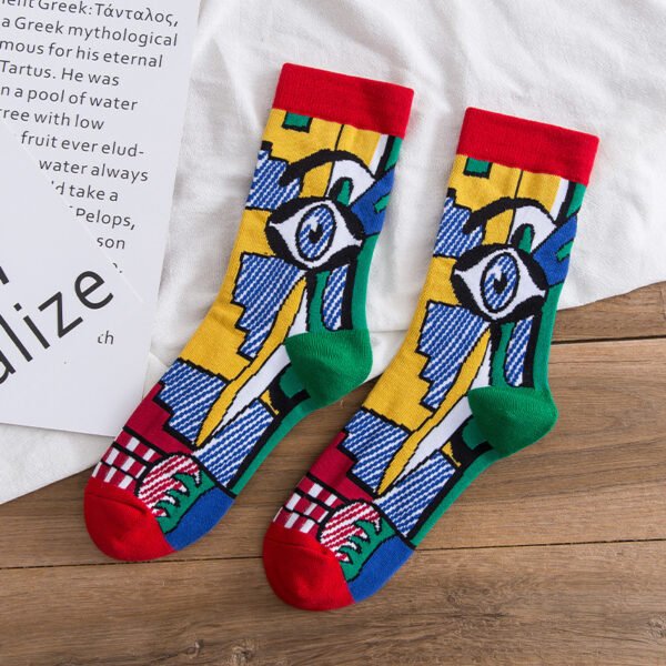 Personality Graffiti Illustration Socks - Image 5