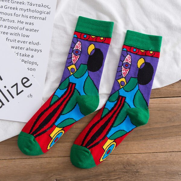 Personality Graffiti Illustration Socks - Image 7