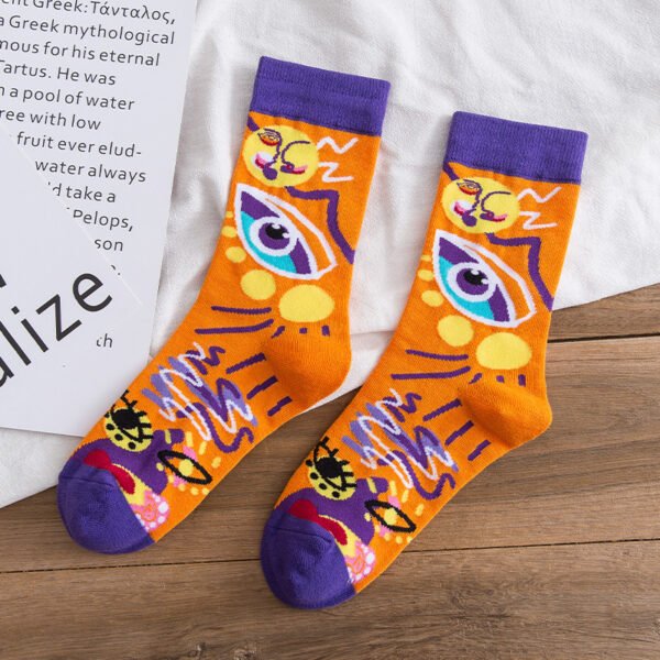 Personality Graffiti Illustration Socks - Image 3