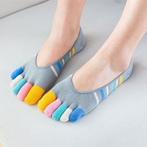 Women's Toe Socks Summer Cotton - Image 5