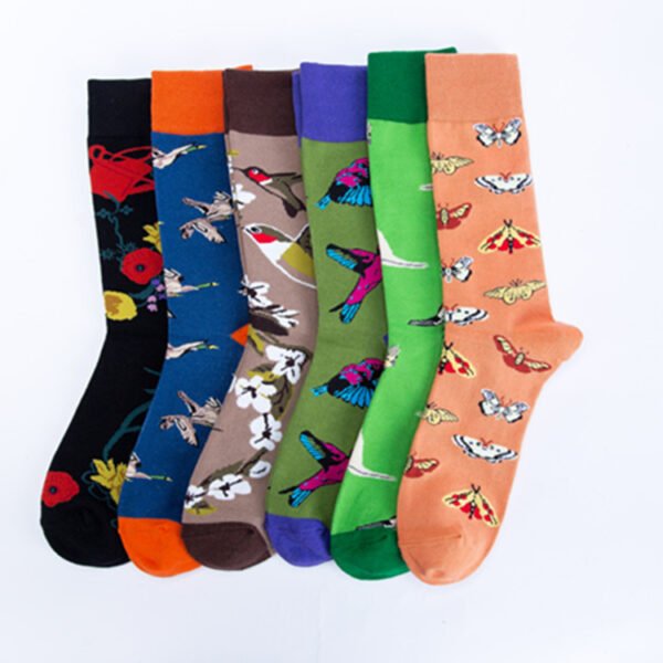 Bird Butterfly- Cotton  Socks