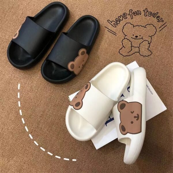 Cute Bear Slippers Summer