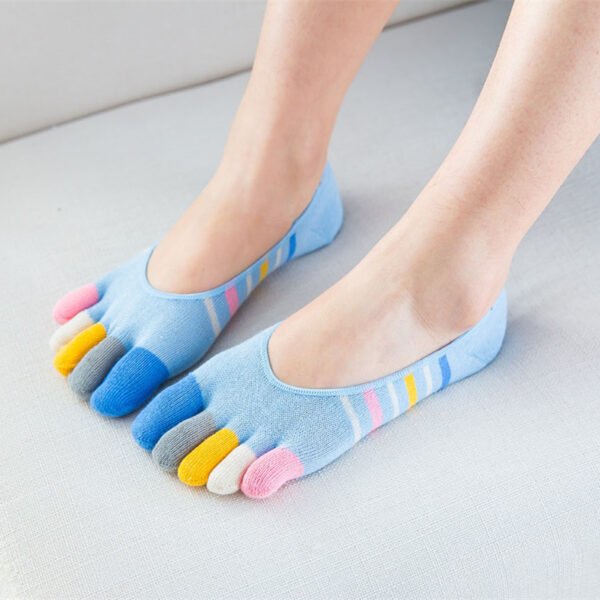 Women's Toe Socks Summer Cotton - Image 2