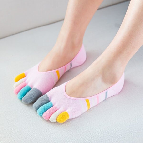 Women's Toe Socks Summer Cotton - Image 3